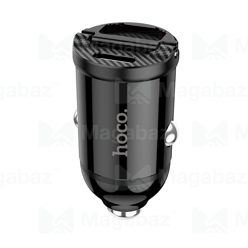 УЗУ_Блок авто_выходы USB Type C 3000 mA/USB 3000 mA_HOCO_NZ2_черный