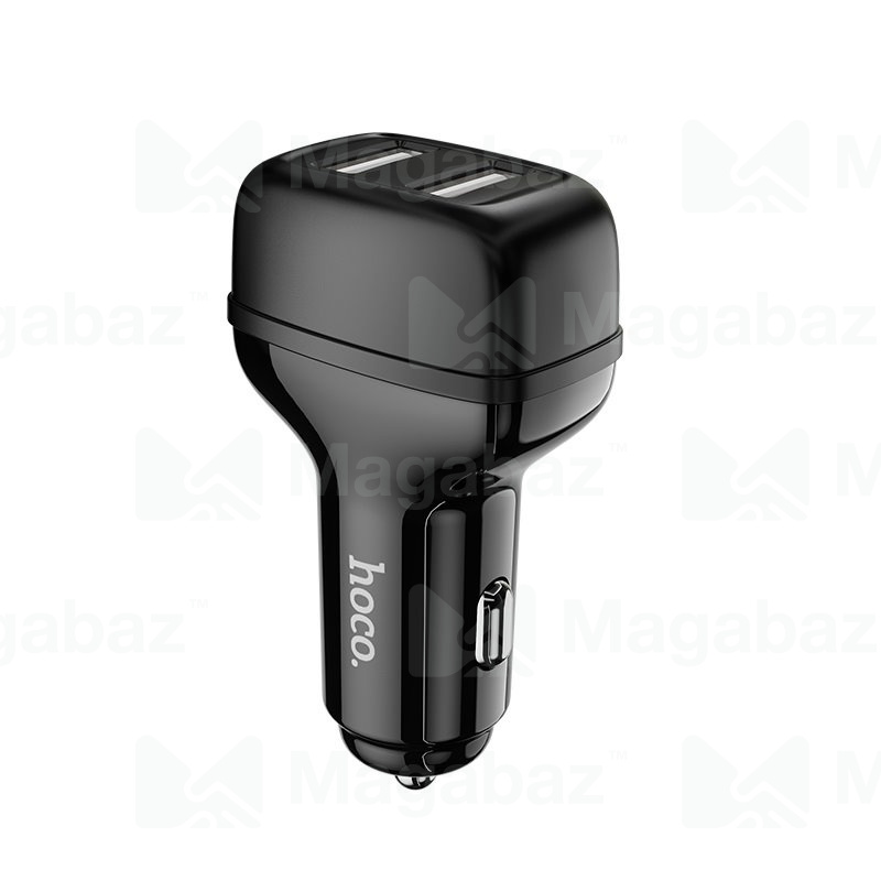 УЗУ_Блок авто_выходы USB 2400 mA/USB 2400 mA_HOCO_Z36_черный