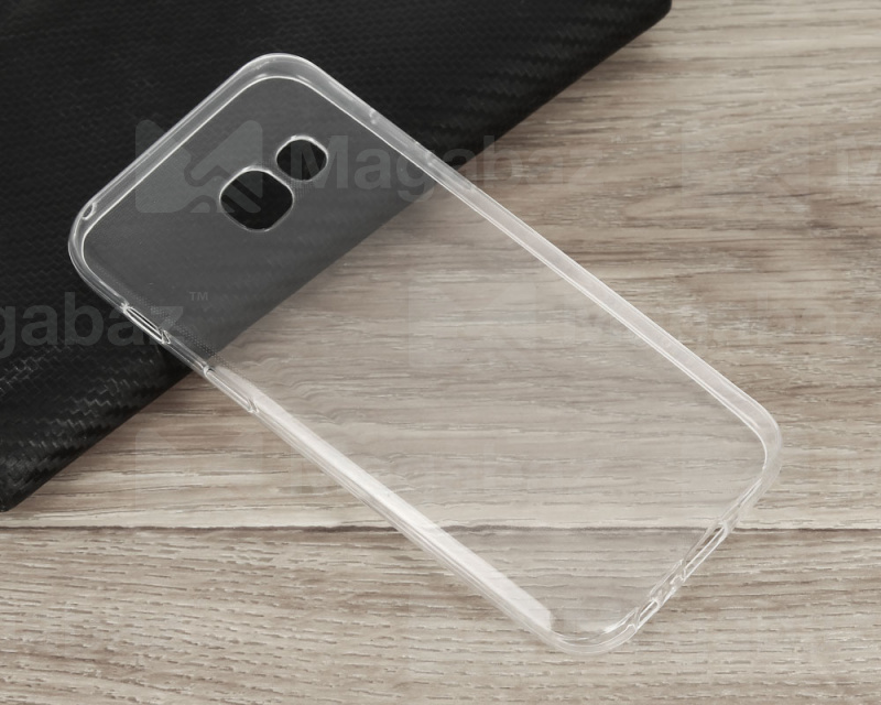 Накладка для_Samsung-- A3 (2017)_1.145_TPU new 1mm_прозрачный_глянцевый