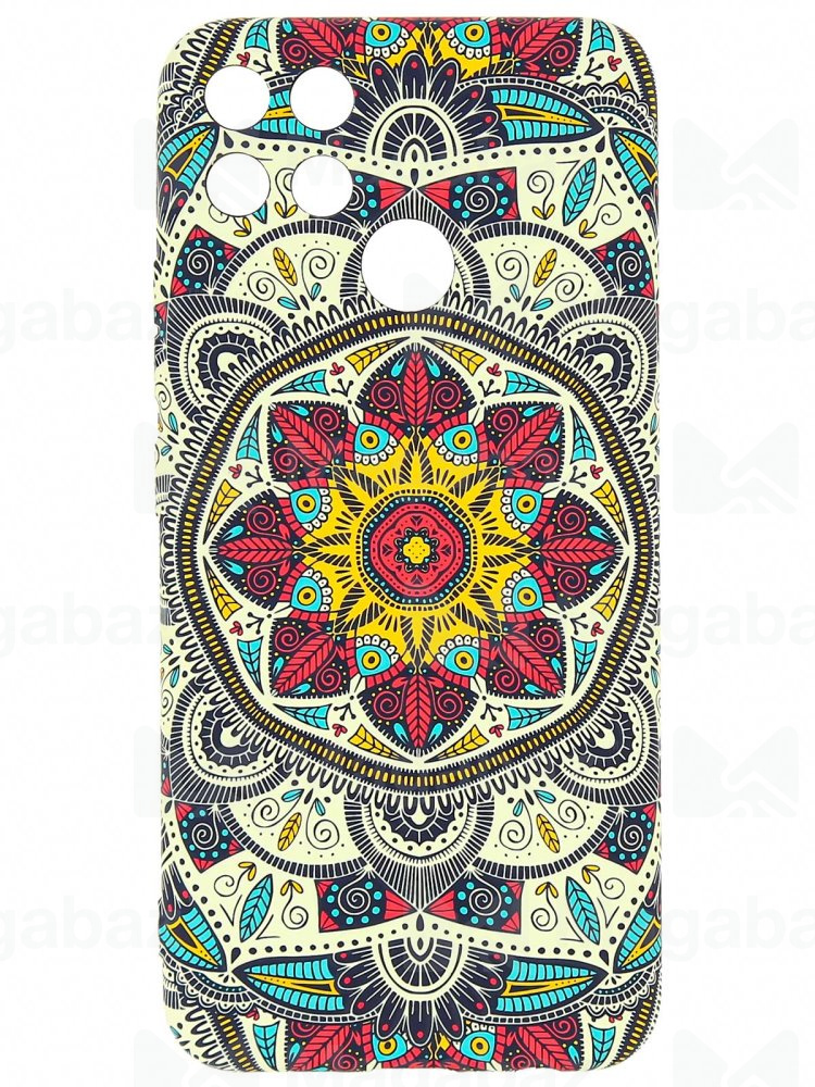 Накладка для_Realme-- C25 * C25S * Narzo 30A_1.095-1_Helsen_с защитой КАМЕРЫ_узоры_J82