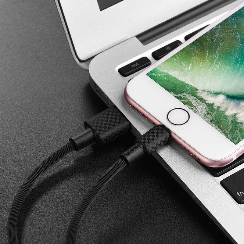 USB-кабель_Apple-- Lightning_HOCO_X29_круглый_черный_1м