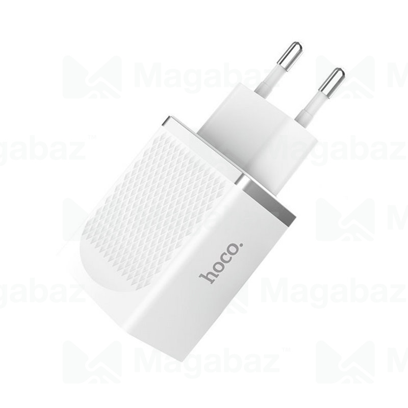 УЗУ блок-сеть_выход USB 3000 mA_HOCO_С42А_белый