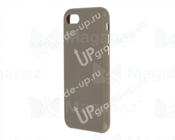 Накладка для_Apple-- iPhone Xr_1.001_Leather Case_Taupe_кожаная