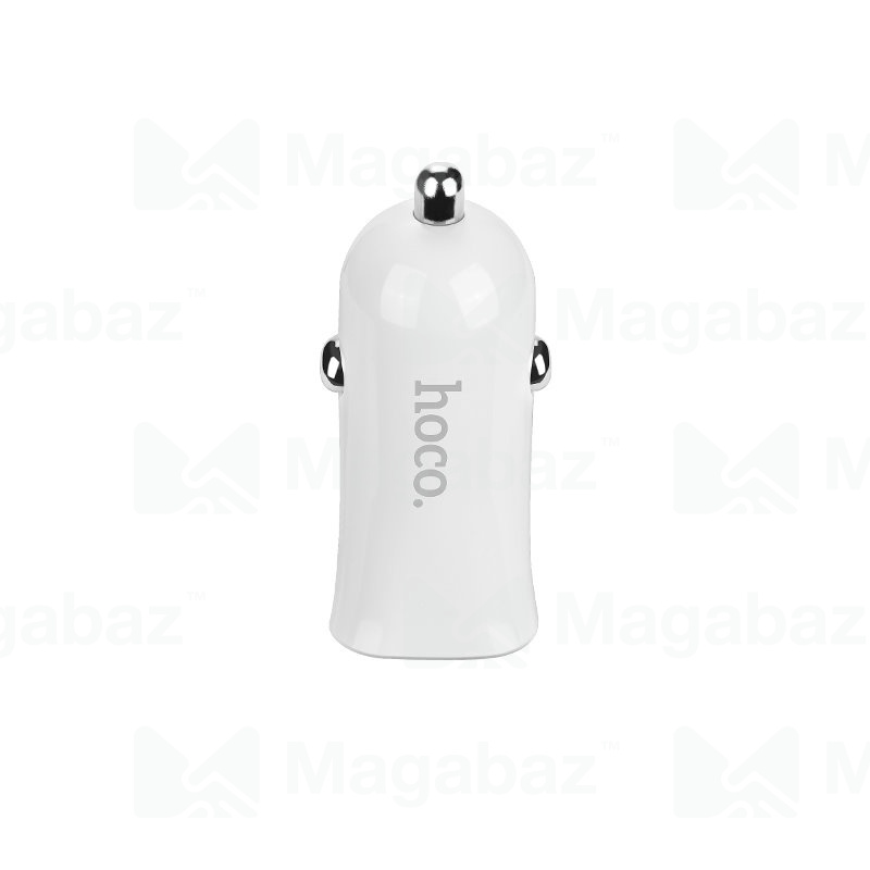 УЗУ_Блок авто_выходы USB 2400 mA/USB 2400 mA_HOCO_Z12_белый