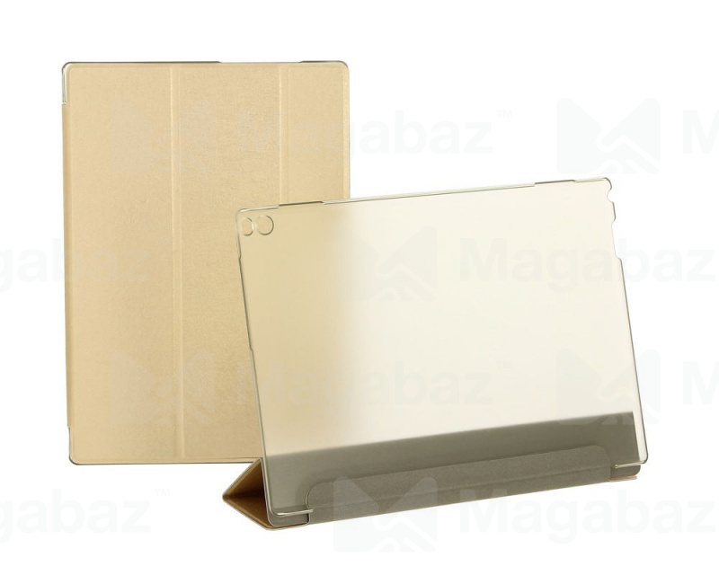 Чехол для планшета_Samsung-- Tab A7 (2020)/SM-T500 * T505_1.396_с подставкой_кожа + PC_Trans Cover_з