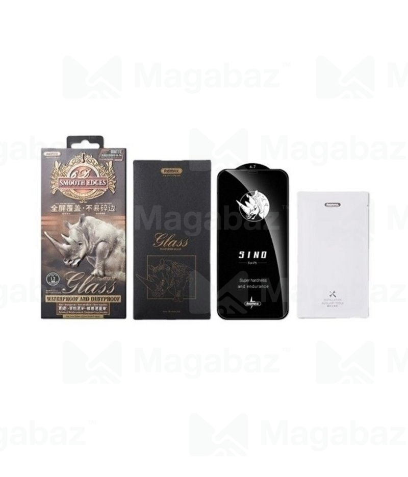 Защита дисплея_Apple-- iPhone 14 PRO Max_2.154_стекло_Remax_GL-56_МАТОВОЕ_Full Screen_черное_ПОЛНЫЙ 