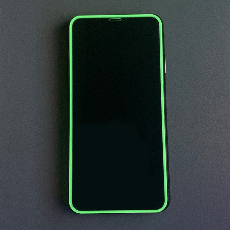 Защита дисплея_Realme-- C21Y_2.158_стекло_Glass PRO_FULL GLUE_светящееся_белое_тех.пак._(кратно по 2