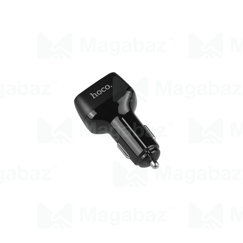 УЗУ_Блок авто_выходы USB Type C 2000 mA/USB 3000 mA_HOCO_Z15_черный