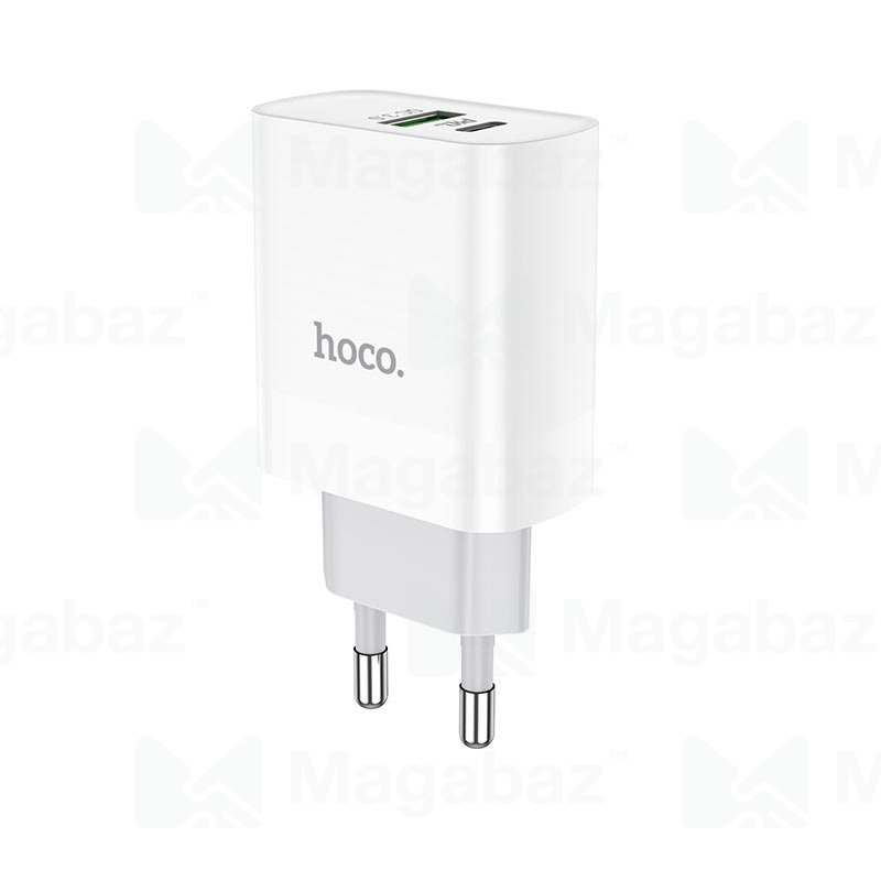 УЗУ блок-сеть_выходы USB Type-C 3100 mA_HOCO_C80A_белый