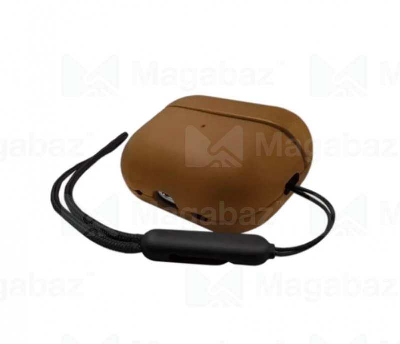 Чехол для наушников_1.059_Apple-- AirPods 3_Kzdoo * K-Doo_Luxcraft_PC + PU leather_brown