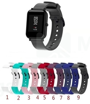 Ремешок на руку для_Xiaomi-- Amazfit Bip_No Name_TPU_красный_5