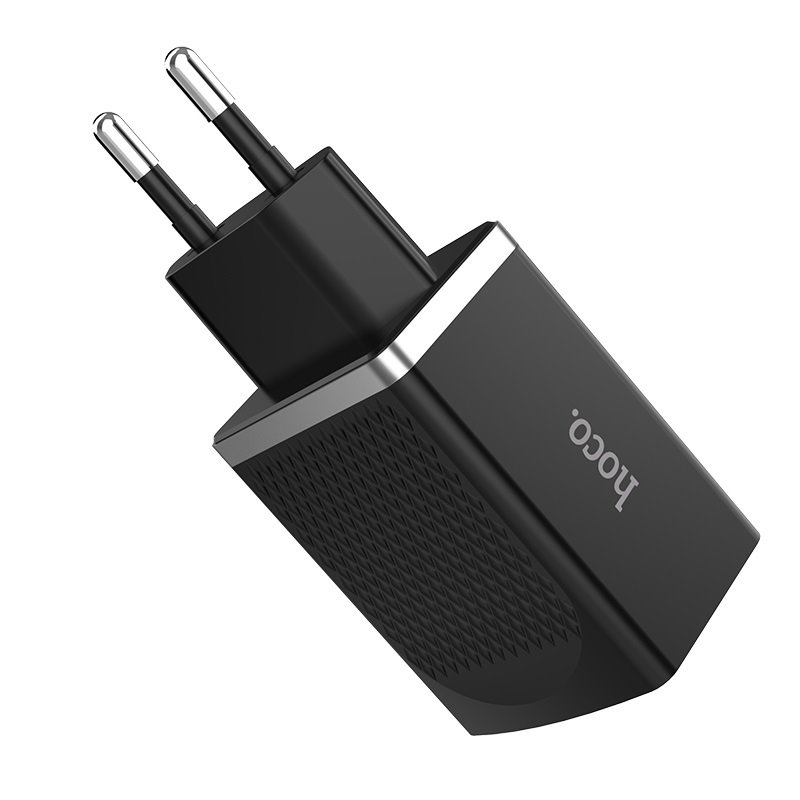 УЗУ блок-сеть_выход USB 3000 mA_HOCO_С42А_черный