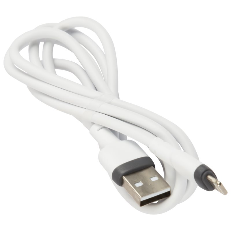 USB-кабель_Apple-- Lightning_Red Line_TPU_PD_25W_усиленный коннектор_белый_1м
