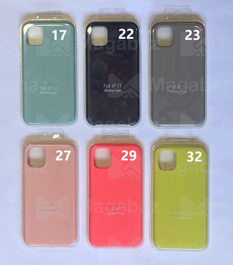 Накладка для_Apple-- iPhone 11_1.102_Silicone Case_без логотипа_желтый_32