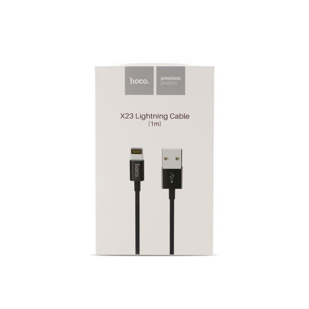 USB-кабель_Apple-- Lightning_HOCO_X23_TPU_черный_1м