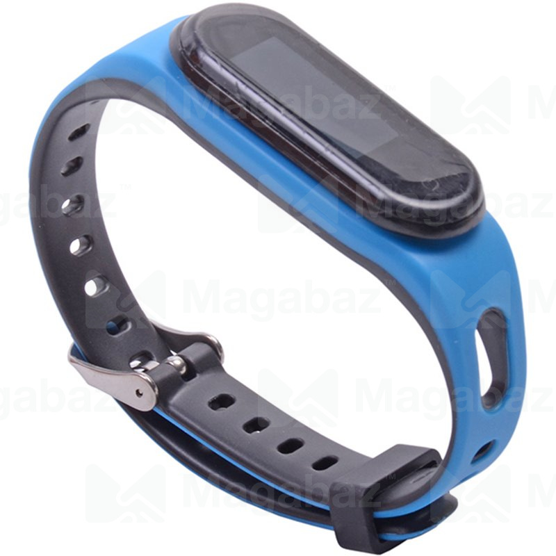 Ремешок на руку для_Huawei-- Honor Band 4 Running Edition_No Name_TPU_синий_1