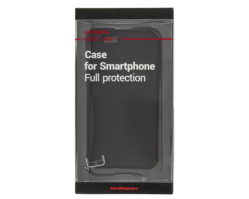 Накладка для_Samsung-- J3 (2017)/j330_1.165_ПРОТИВОУДАРНЫЙ_Red Line_Extreme_чёрный_матовый