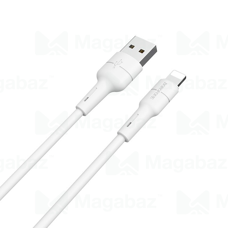 USB-кабель_Apple-- Lightning_Borofone_BX30_TPU_белый_1м