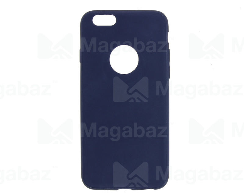 Накладка для_Apple-- iPhone 6 * 6s_1.205_TPU Mate_с вырезом под яблоко_синий