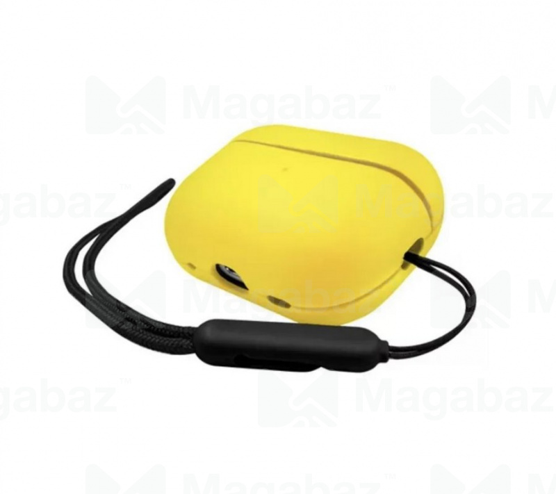 Чехол для наушников_1.059_Apple-- AirPods PRO_Kzdoo * K-Doo_Luxcraft_PC + PU leather_yellow