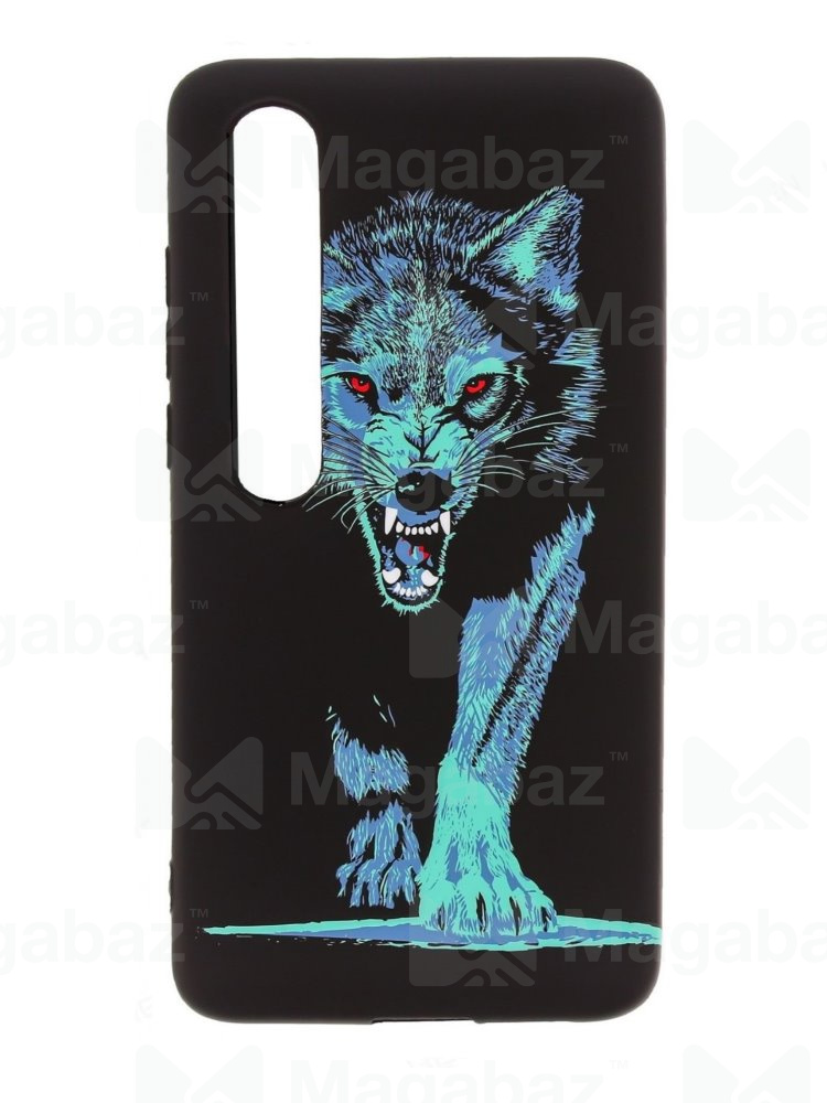Накладка для_Samsung-- A50 * A50S * A30S_1.095_Helsen_животные_J74_волк бирюза