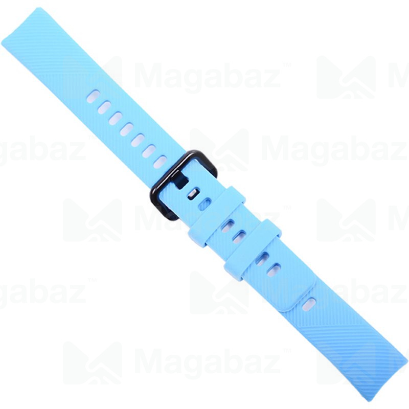 Ремешок на руку для_Huawei-- Honor Band 4_No Name_TPU_голубой_10