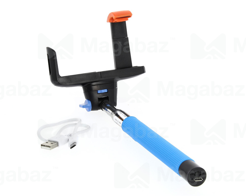 Монопод для селфи_Z07-5_Bluetooth_голубой