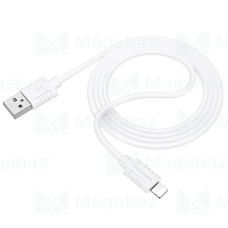 USB-кабель_Apple-- Lightning_Borofone_BX52_TPU_белый_1м
