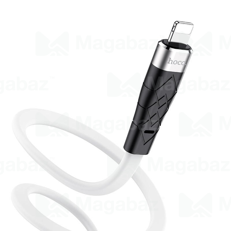 USB-кабель_Apple-- Lightning_HOCO_X53_TPU_плоский_белый_1м