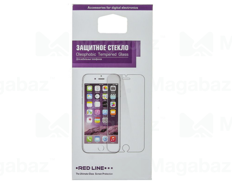 Защита дисплея_Realme-- C15_2.045_стекло_Red Line_0.33mm