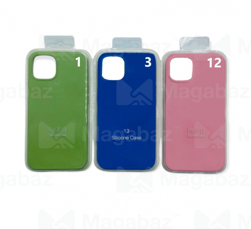 Накладка для_Apple-- iPhone 13 PRO Max_1.102_Silicone Case_без логотипа_Full_розовый-светло_12