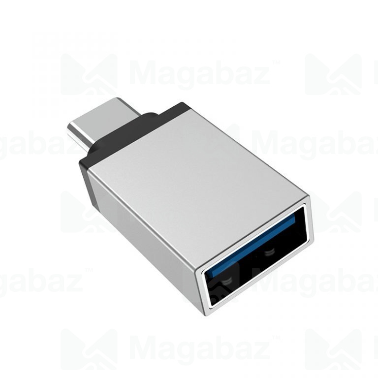 Переходник_OTG_Type C - USB(m)_Borofone_(BV3)_серебристый