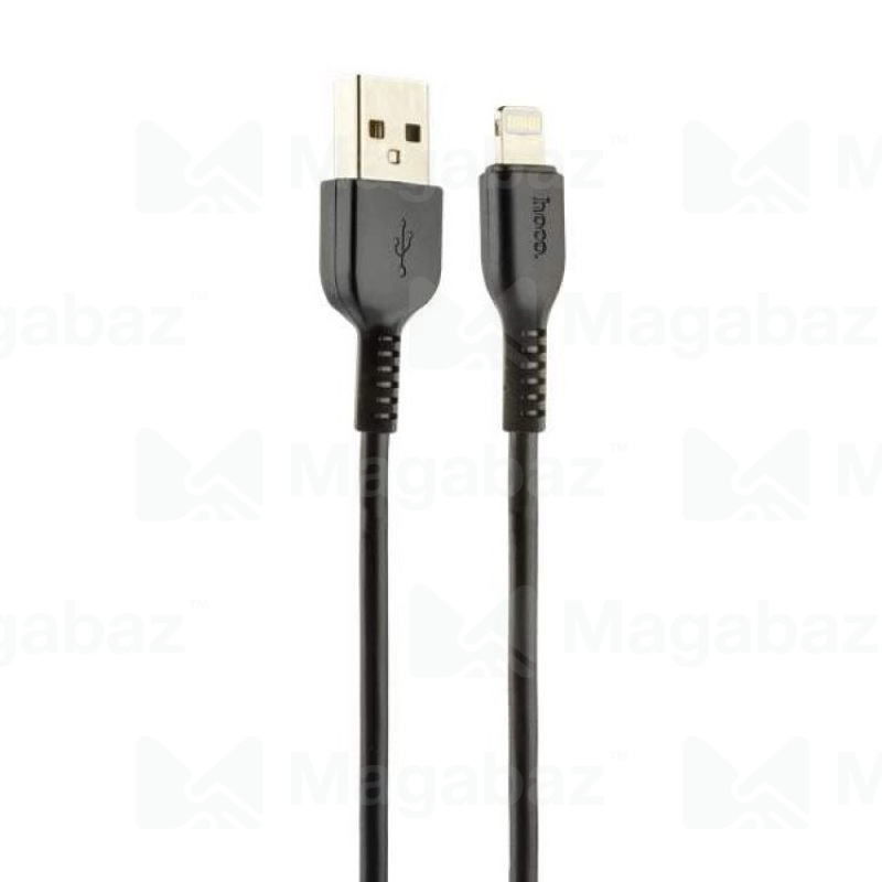 USB-кабель_Apple-- Lightning_HOCO_X13_TPU_черный_1м