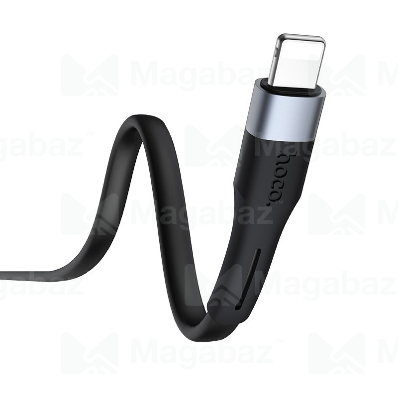 USB-кабель_Apple-- Lightning_HOCO_X34_силиконовый_черный_1м