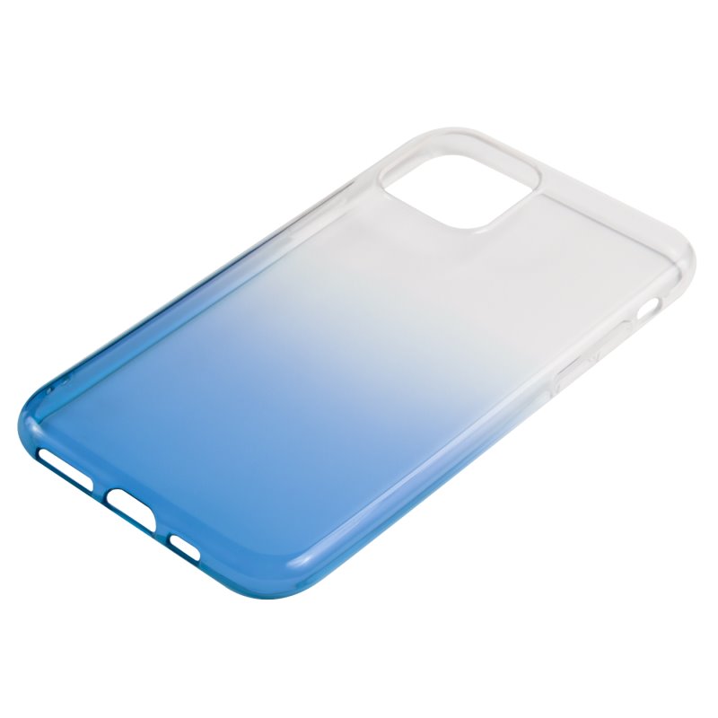 Накладка для_Apple-- iPhone 11_1.117_TPU iBox Crystal_голубой-светло