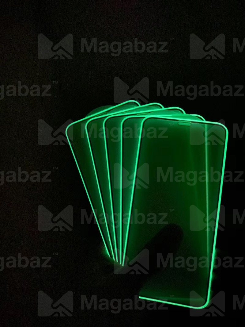 Защита дисплея_Tecno-- Camon 18P_2.158_стекло_Glass PRO_FULL GLUE_светящееся_белое_тех.пак._(кратно 