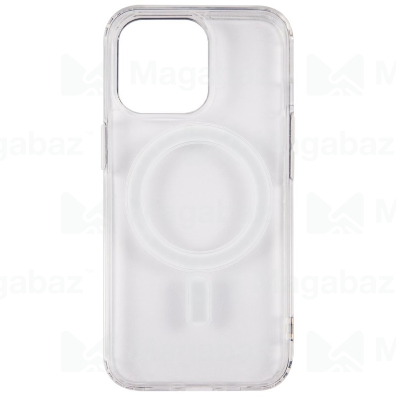 Накладка для_Apple-- iPhone 13 PRO Max_1.113_TPU + PC_ iBox_MagSafe_прозрачный