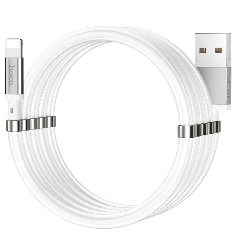 USB-кабель_Apple-- Lightning_HOCO_U91_TPU_белый_1м