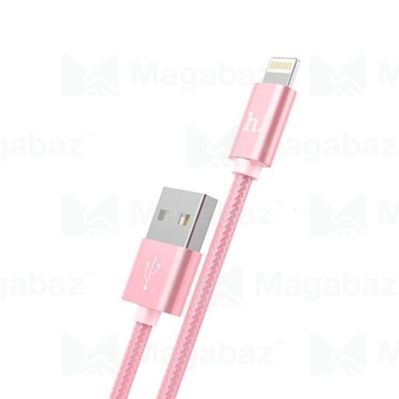 USB-кабель_Apple-- Lightning_HOCO_X2_в переплете_розовый_1м