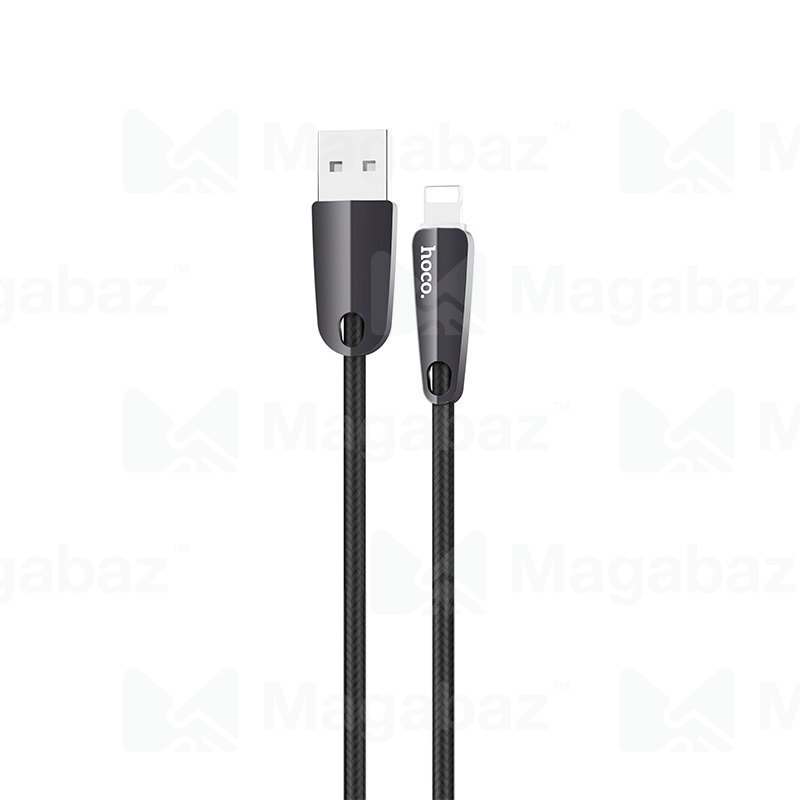 USB-кабель_Apple-- Lightning_HOCO_U35_в переплете_черный_1,2м