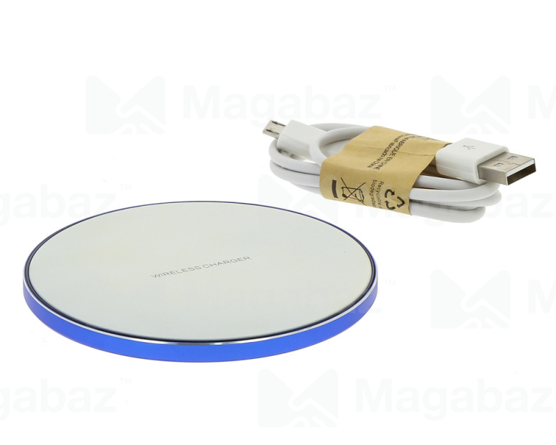 УЗУ_беспроводное_No Name_Quick Charger_2100 mAh_бело-синее