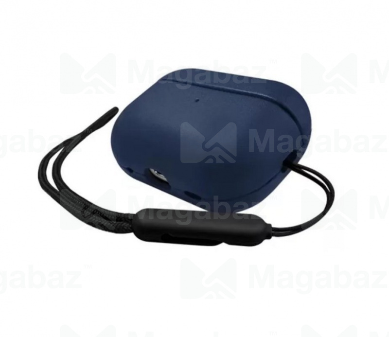 Чехол для наушников_1.059_Apple-- AirPods PRO 2_Kzdoo * K-Doo_Luxcraft_PC + PU leather_blue