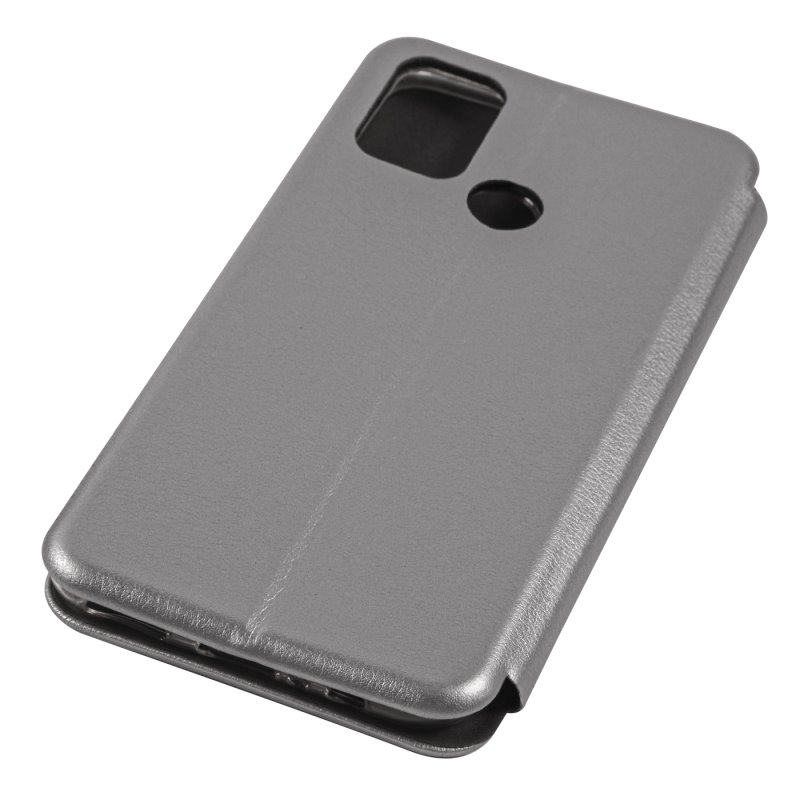 Чехол-книжка для_Samsung-- A12 * A12 Nacho * M12_1.341_Red Line_Unit_на магнитах_с визитницей_графит
