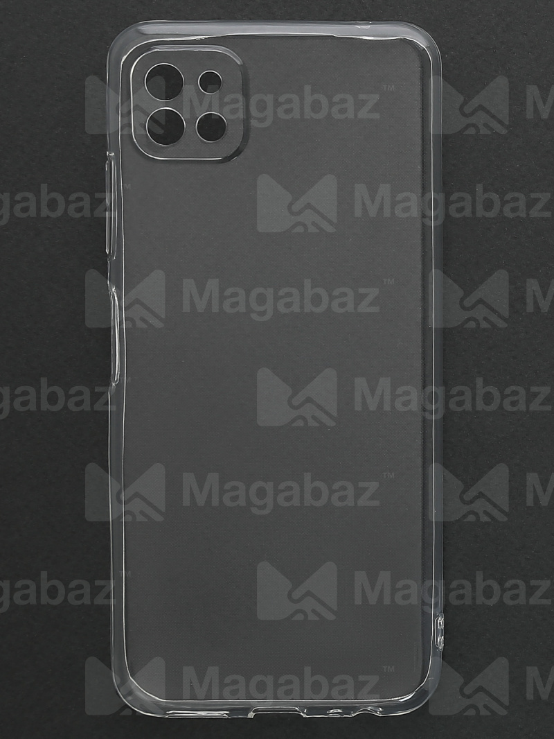 Накладка для_Samsung-- A22S 5G * A22 5G_1.146-1_TPU mp 1mm_с ЗАЩИТОЙ камеры_прозрачный_глянцевый