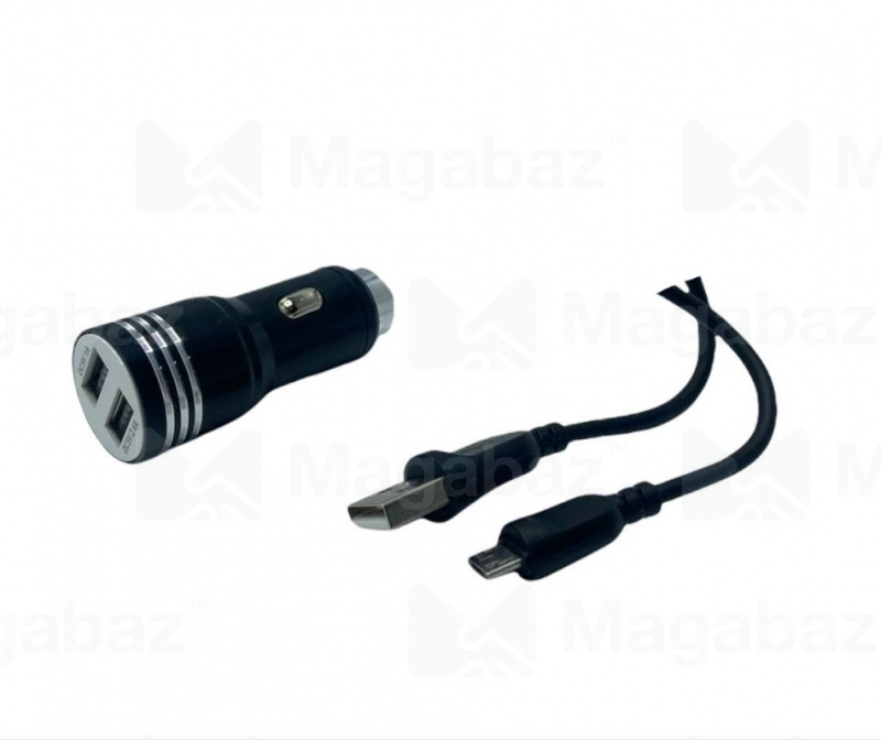 УЗУ_Блок авто_выходы USB 2400 mA/USB 2400 mA + micro usb 2400 mA_Red Line_Tech 2_AC-5A_черный
