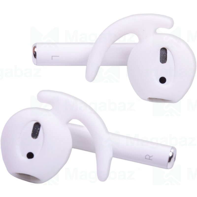 Насадка внутриканальная для наушников формата Air Pods_No Name_Вид №1_белое_тех.пак.