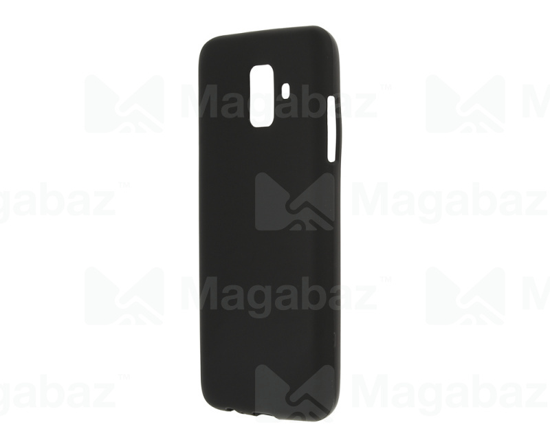 Накладка для_Samsung-- A6 (2018)_1.205_TPU mate_черный_1.2mm