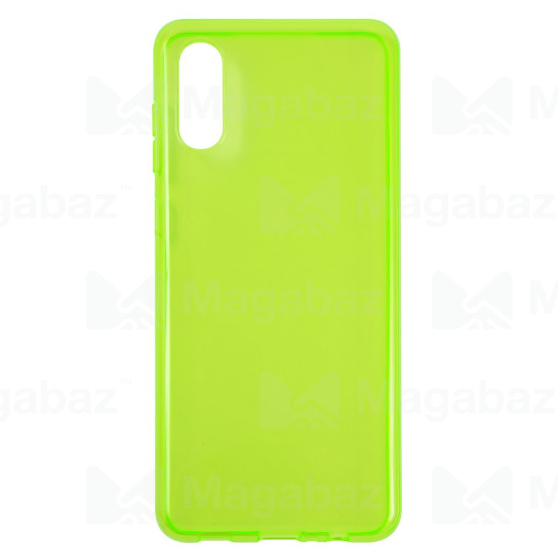 Накладка для_Samsung-- A03_1.117_TPU iBox Crystal_зеленый-светло