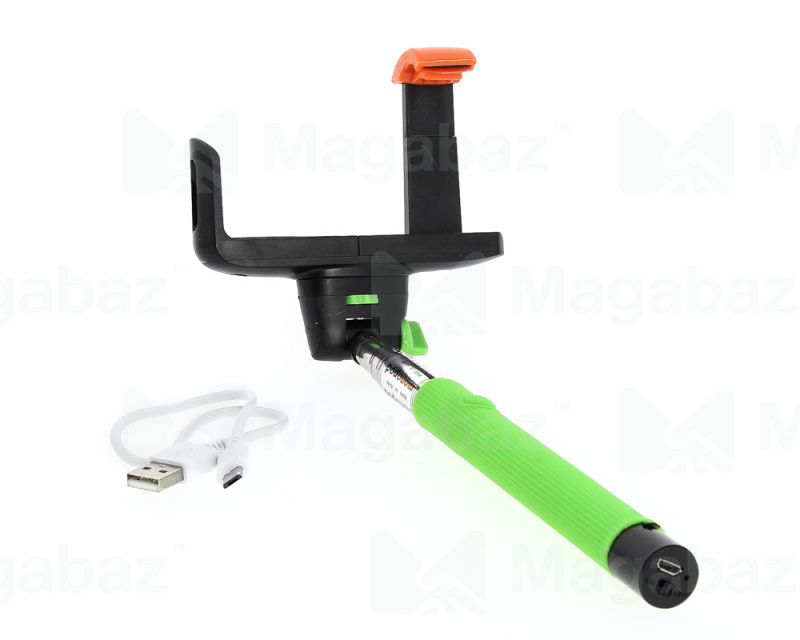 Монопод для селфи_Z07-5_Bluetooth_зеленый