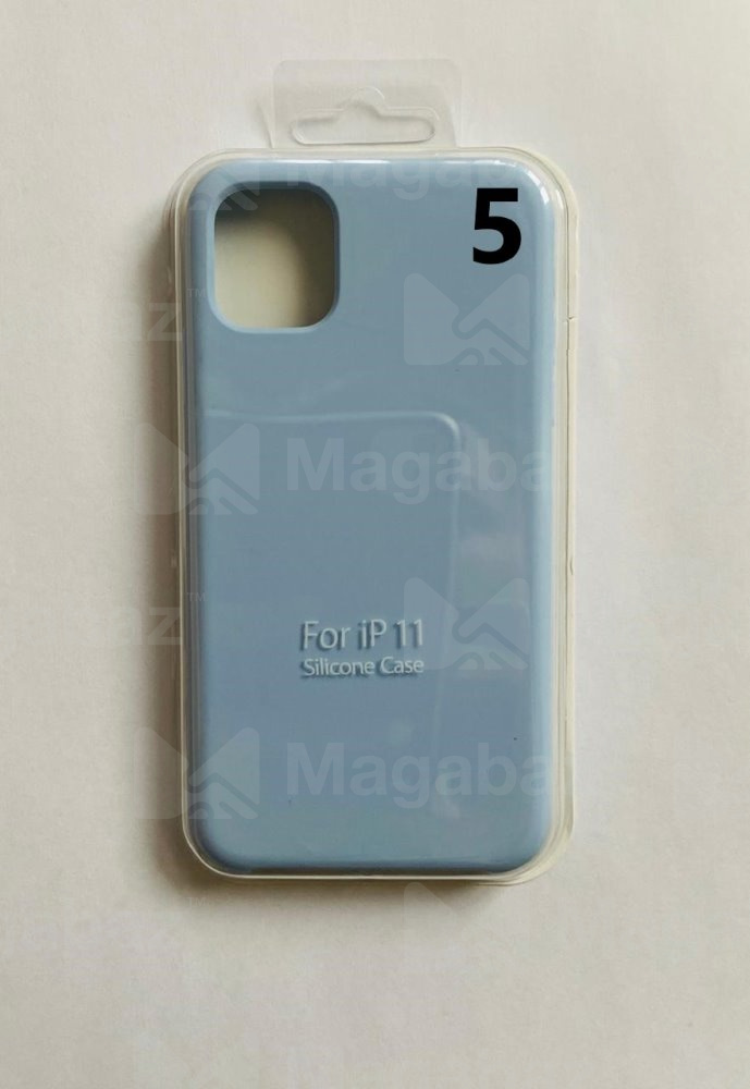 Накладка для_Apple-- iPhone Xr_1.102_Silicone Case_без логотипа_голубой_5